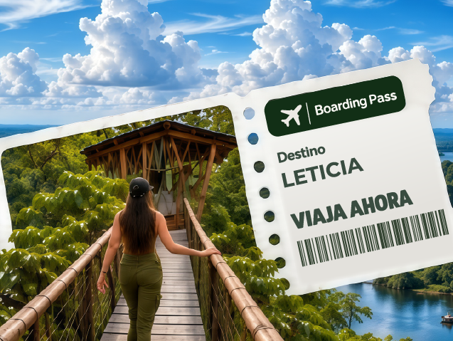 Paisaje natural del Amazonas colombiano, destino de turismo y planes de aventura